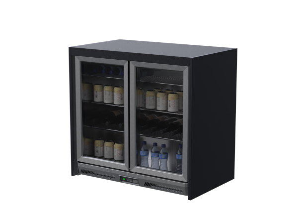 Whistler Grills - Fairford Double Fridge Cabinet - Black