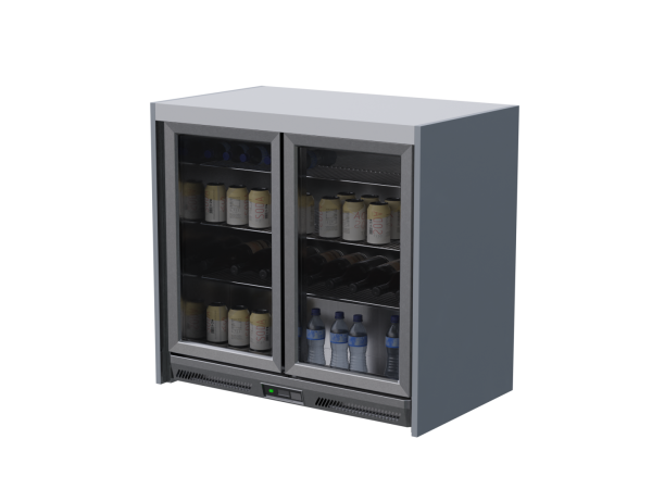 Whistler Grills - Fairford Double Fridge Cabinet - Grey