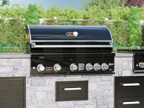 Whistler Grills - Burford 5 Burner Gas BBQ - Black