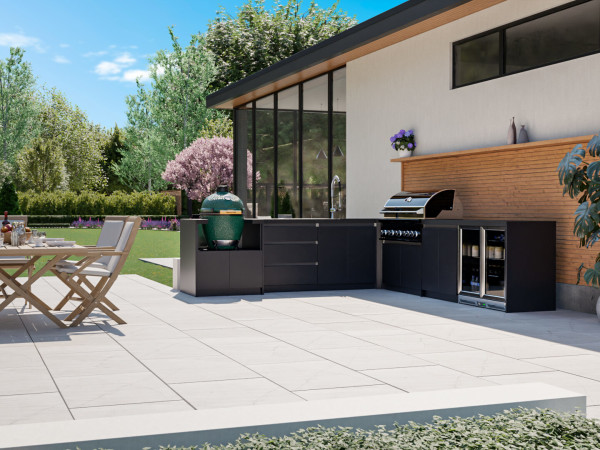 Whistler Grills - Fairford 8 Piece Modular Outdoor Kitchen - Black