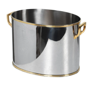 Bi-metal Gold Rim Wine Cooler