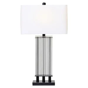 Eliza Table Lamp With Matte Black Base