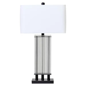 Eliza Table Lamp With Matte Black Base