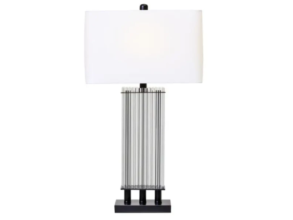 Eliza Table Lamp With Matte Black Base