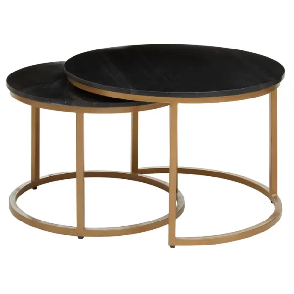 Violet Nest Of Two Round Tables
