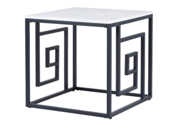 Hallie Black and Grey End Table