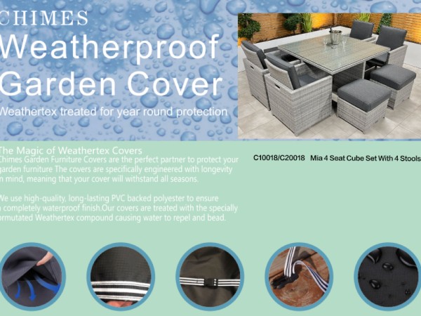 Cover Pack for Chimes 4 Seat Square Cube Sets