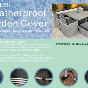 Cover Pack for Chimes 4 Seat Square Cube Sets