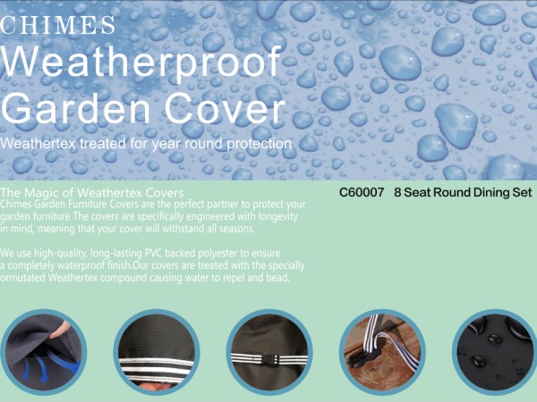 Cover Pack For 8 Seat Round Dining Set Cover