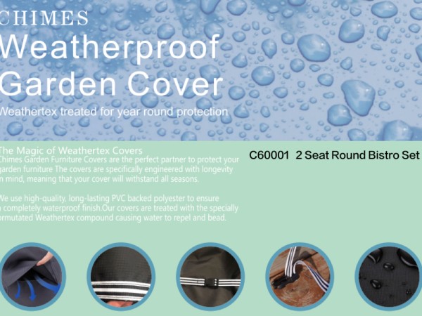 Cover Pack For 2 Seat Round Bistro Set