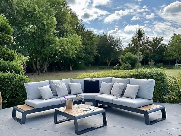 Nova - Maddox Corner Sofa Set with Square Coffee Table - 2 IN STOCK