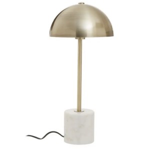 Tyler Table Lamp with White Marble Base