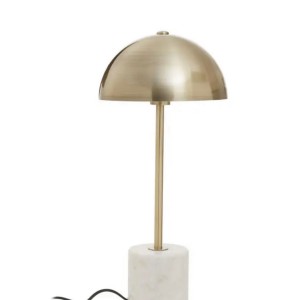 Tyler Table Lamp with White Marble Base
