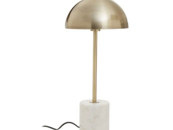 Tyler Table Lamp with White Marble Base