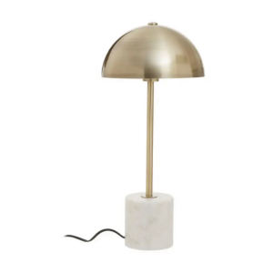 Tyler Table Lamp with White Marble Base
