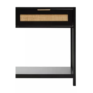 Barron Black Wood Console Table