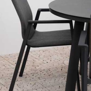 Nova - Phoenix 4 Seat 1.2m Round Dining Set - Grey