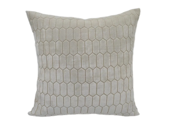 Malini Large Albie Ivory Cushion 56 x 56