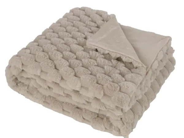 Paul Moneypenny Koochikoo Taupe Throw