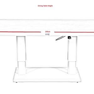 Chimes-Portofino Aluminium & Rope Casual Corner Corner Dining Set With Rising Table - Cream