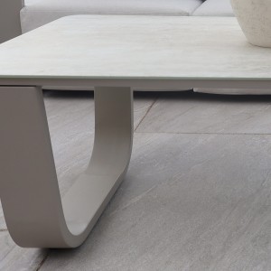 Chimes - Capri 3 Seat Aluminium Sofa Set With Coffee Table