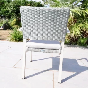 Nova - Griffin 6 Seat Rectangular Dining Set - Light Grey
