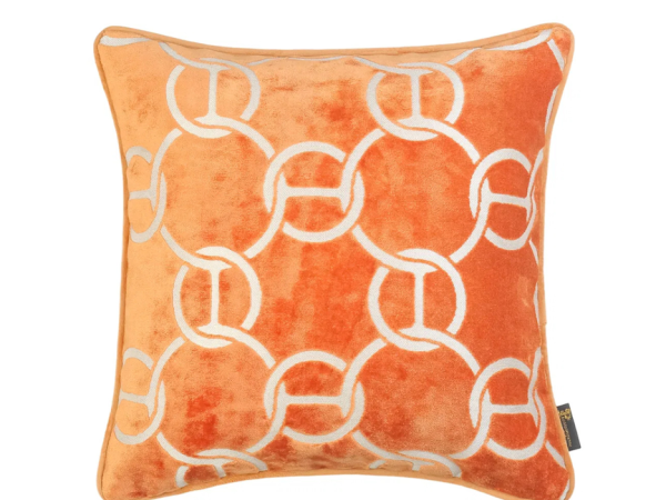 Paul Moneypenny Large Hookup Orange Cushion 56 x 56