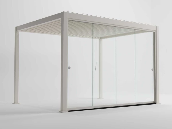 Nova - Titan 3.6m Glass Sliding Doors - Pebble