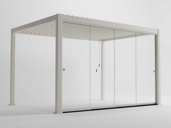 Nova - Titan 4m Glass Sliding Doors - Pebble