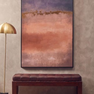 Maddy Floor Lamp in Brushed Brass and Marble Base
