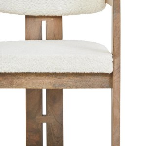 Torre Grey Mango Wood Chair