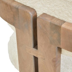 Torre Grey Mango Wood Chair