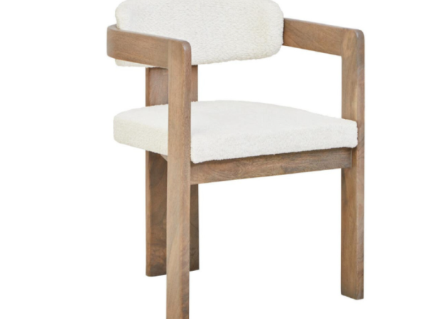 Torre Grey Mango Wood Chair