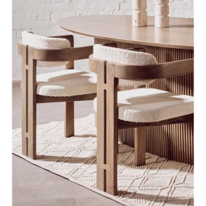 Torre Grey Mango Wood Chair