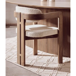 Torre Grey Mango Wood Chair
