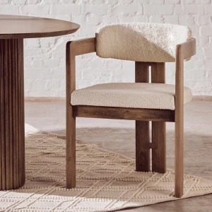 Torre Grey Mango Wood Chair