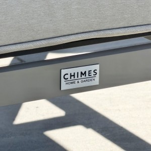 Chimes - Seville Aluminium Casual Corner Dining Set - Right Hand - Champagne