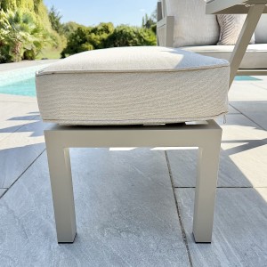 Chimes - Seville Aluminium Casual Corner Dining Set - Left Hand - Champagne