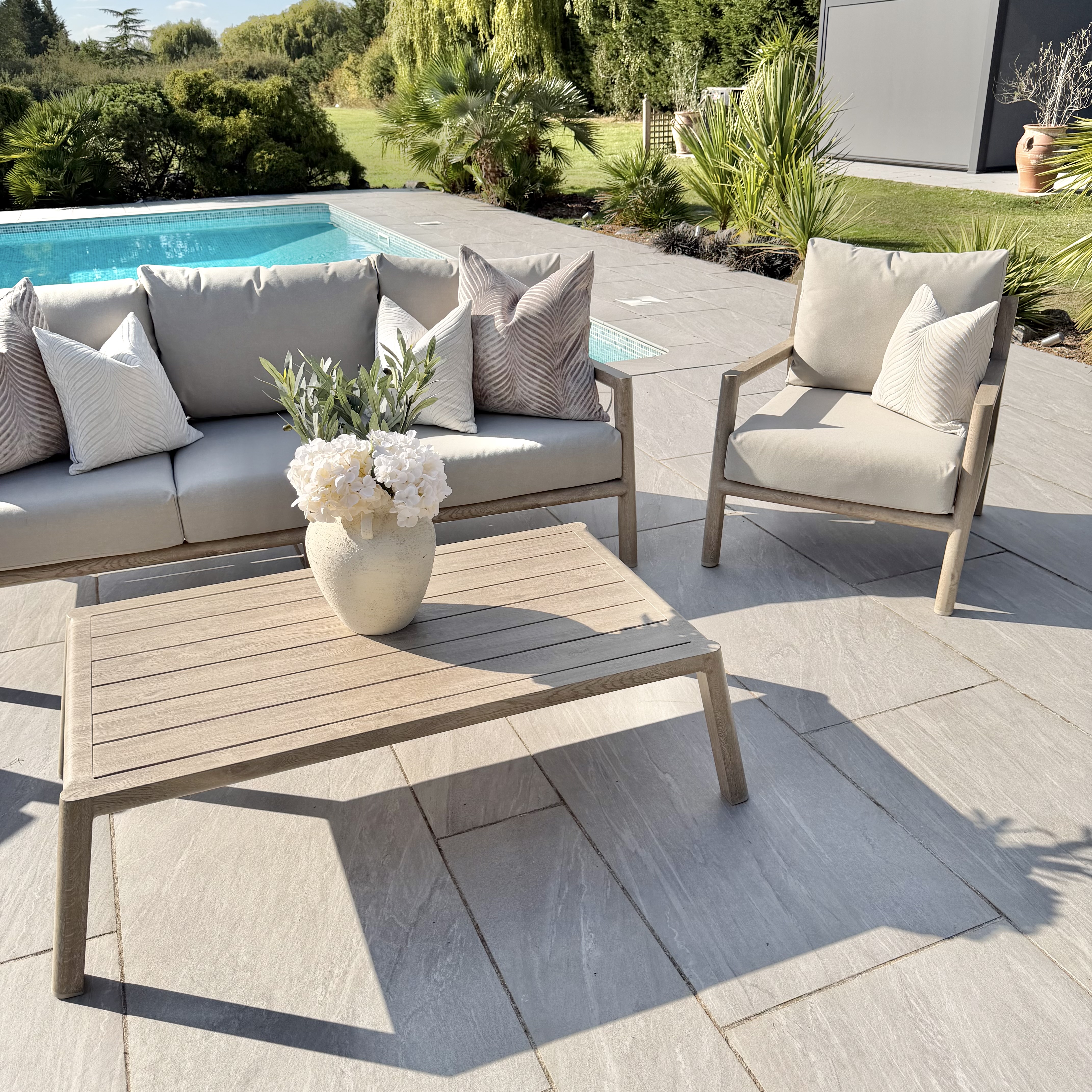 Nova - Eleanor 3 Seater Sofa Set with Rectangular Coffee Table