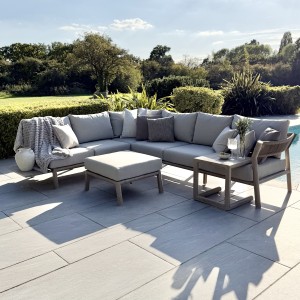 Nova - Eleanor Left Hand Platform Corner Sofa Set