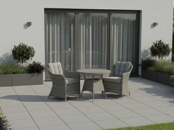 Nova - Ivy 2 Seat Bistro Set with Ceramic Glass