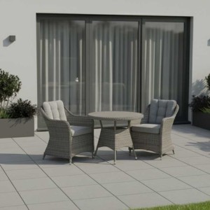 Nova - Ivy 2 Seat Bistro Set with Ceramic Glass