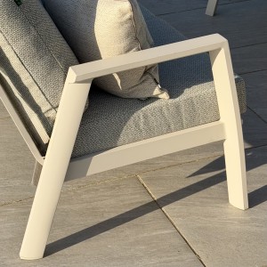 Nova - Phoenix 3 Seater Sofa Set with Rectangular Coffee Table - Pebble