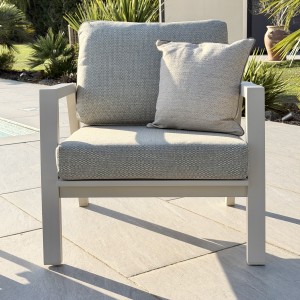 Nova - Phoenix 3 Seater Sofa Set with Rectangular Coffee Table - Pebble