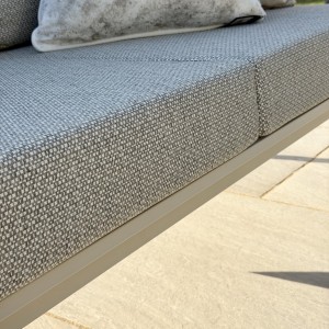 Nova - Phoenix 3 Seater Sofa Set with Rectangular Coffee Table - Pebble