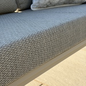 Nova - Phoenix 3 Seater Sofa Set with Rectangular Coffee Table - Pebble