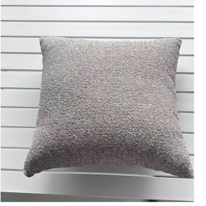 Beige Textured Outdoor Cushion