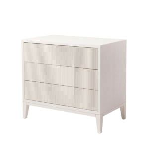 Riva RVA White Finish 3 Drawer Chest