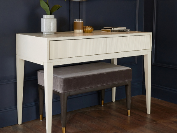Riva RVA White Finish Dressing Table