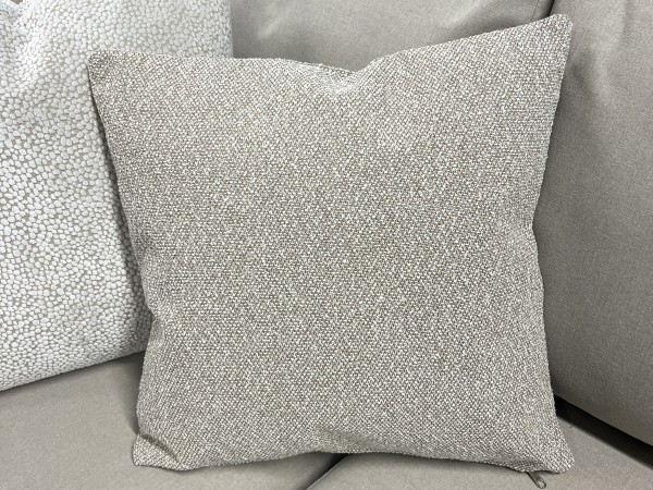 Beige Textured Outdoor Cushion